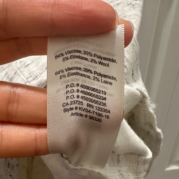 WILFRED BODYCON HEATHERED MIDI SKIRT - Picture 4 of 5